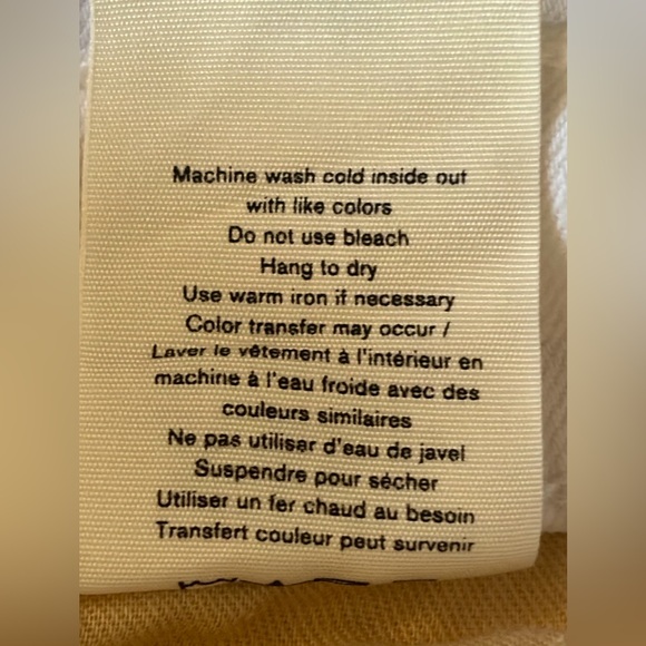 rag & bone Dre Capri Jeans in White Women’s Size 25 - Picture 10 of 11